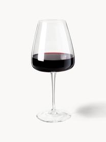 Ručně foukané sklenice na červené víno Ellery, 4 ks, Sodnovápenaté sklo, ručně foukané 

Sodnovápenaté sklo se díky hladkému a neporéznímu povrchu snadno čistí. Stejně jako ostatní typy skla je plně recyklovatelné, což pomáhá snižovat dopad na životní prostředí. Je však třeba poznamenat, že je citlivé na teplotní výkyvy, proto je třeba opatrnosti, když např. do sklenice naléváte velmi horké tekutiny., Transparentní, Ø 11 cm, V 23 cm, 610 ml