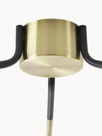 Grote design plafondlamp Guna, Zwart, goudkleurig, Ø 76 x H 25 cm