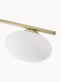 Grote design plafondlamp Guna, Zwart, goudkleurig, Ø 76 x H 25 cm