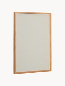 Prikbord Collage met eikenhouten frame, Frame: eikenhout, FSC-gecertific, Eikenhout, lichtbeige, B 70 x H 50 cm