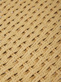 Sillas de madera y ratán Danny, 2 uds., Estructura: madera de haya, Asiento: fibras de ratán, Negro, beige, An 52 x F 51 cm