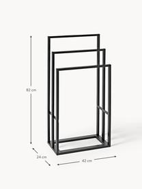 Portasciugamani in bambù Kit, Pannello di fibra a media densità (MDF) con finitura in bambù

Questo prodotto è realizzato con legno di provenienza sostenibile e certificato FSC®., Nero, Larg. 42 x Alt. 82 cm