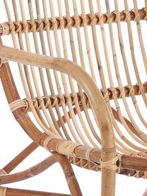 Rotan loungefauteuil Xevera, Rotan, Rotan, 75 x 64 cm