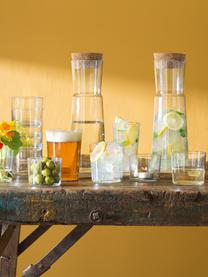 Bicchiere acqua filigranati in vetro sottile Gio 4 pz, Vetro, Trasparente, Ø 7 x Alt. 13 cm, 320 ml