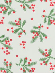 Látkový ubrousek Christmas Berries, 4 ks, Červená, zelená
