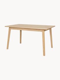 Houten eettafel Skagen, 180 - 90 cm, Tafelblad: eikenhoutfineer, Poten: eikenhout, Eikenhout, B 180 x D 90 cm