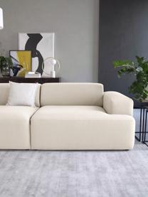 Sofa Melva (3-Sitzer) in Beige, Bezug: Polyester Der hochwertige, Gestell: Massives Kiefernholz, Spa, Webstoff Beige, B 240 x T 101 cm