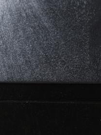 Komoda z plecionką wiedeńską Vienna, Korpus: lite drewno mangowe lakie, Nogi: metal malowany proszkowo, Drewno mangowe, czarny, S 105 x W 78 cm