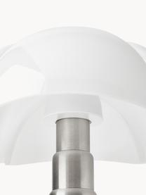 Lámpara de mesa LED regulable Pipistrello, Estructura: metal, aluminio pintado, Turrón brillante, Ø 27 x Al 35 cm
