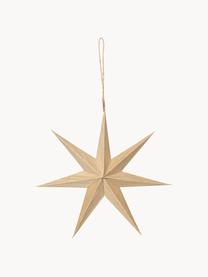 Estrellas para colgar Venice, Ø 20 cm, 2 uds., Madera de álamo, Beige, Ø 20 x Al 4 cm