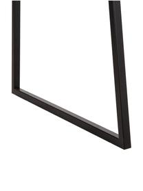 Klein bureau Camille met plank, Poten: gelakt metaal, Eikenhoutkleurig, zwart, B 90 x D 60 cm
