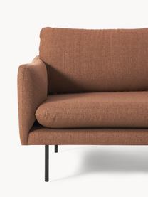 Sofa Moby (2-Sitzer), Bezug: Polyester Der hochwertige, Gestell: Massives Kiefernholz, Webstoff Nougat, B 170 x T 95 cm