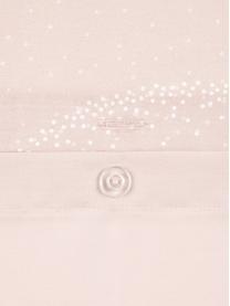 Baumwollsatin-Kopfkissenbezüge Yuma mit Kranichmotiv, 2 Stück, Webart: Satin Fadendichte 210 TC,, Rosa, Weiß, mit Kranichmotiv, B 40 x L 80 cm