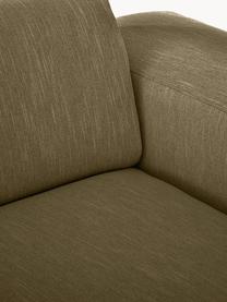 Sofa Melva (3-Sitzer), Bezug: 100% Polyester Der hochwe, Gestell: Massives Kiefernholz, Spa, Füße: Kunststoff Dieses Produkt, Webstoff Olivgrün, B 238 x T 101 cm