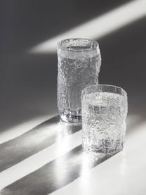 Longdrinkgläser Coco in organischer Form, 6 Stück, Glas, Transparent, Ø 7 x H 20 cm, 370 ml