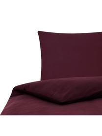 Flanelová posteľná bielizeň Biba, Tmavočervená, 135 x 200 cm + 1 vankúš 80 x 80