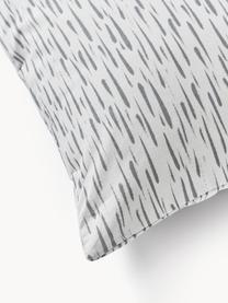 Vzorovaný povlak na polštář z bavlny Vilho, Světle šedá, Š 40 cm, D 80 cm