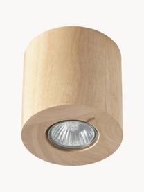 Spot/plafonnier en bois Roda, Bois d'hévéa, Ø 10 x haut. 12 cm