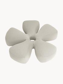 Großer handgefertigter Outdoor-Sitzsack Flower, Bezug: 70 % PAN + 30 % PES, wass, Hellbeige, Ø 110 x H 25 cm