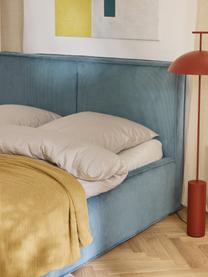 Menčestrová posteľ s úložným priestorom Dream, Menčestrová modrá, Š 140 x D 200 cm