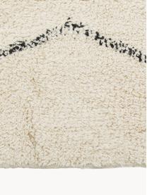 Tapis d'entrée en coton à franges, tufté main Bina, 100 % coton

Le matériau est certifié STANDARD 100 OEKO-TEX®, 21.HIN.90042, HOHENSTEIN HTTI, Beige, noir, larg. 80 x long. 150 cm (taille XS)