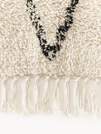 Tapis d'entrée en coton à franges, tufté main Bina, 100 % coton

Le matériau est certifié STANDARD 100 OEKO-TEX®, 21.HIN.90042, HOHENSTEIN HTTI, Beige, noir, larg. 80 x long. 150 cm (taille XS)