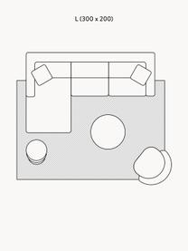 Flauschiger Hochflor-Teppich Leighton, Flor: Mikrofaser (100 % Polyest, Cremeweiss, B 80 x L 150 cm (Grösse XS)