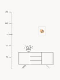 Ingelijste digitale print Arche Noah, Lijst: gelakt hout, Wit, meerkleurig, B 33 x H 43 cm