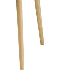 Silla con reposabrazos de madera maciza Angelina, Asiento: madera contrachapada con , Estructura: madera de fresno maciza p, Marrón, An 57 x F 57 cm