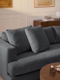 Sofa-Kissen Tribeca, Hülle: 100 % Polyester, Webstoff Graublau, B 50 x L 50 cm