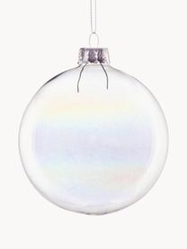 Bolas de Navidad Bubble, 12 uds., Vidrio, Transparente, Ø 8 cm