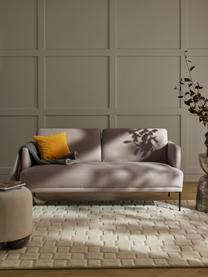 Sofa Fluente (2-Sitzer), Bezug: 100% Polyester 115.000 Sc, Gestell: Massives Kiefernholz, Webstoff Taupe, B 166 x T 85 cm