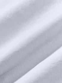 Federa in lino lavato Airy, 100% lino
Densità dei fili 110 TC, qualità Standard

Il lino è una fibra naturale caratterizzata da traspirabilità, resistenza e morbidezza. Il lino è un materiale rinfrescante e assorbente che assorbe e rilascia rapidamente l'umidità, rendendolo ideale per le temperature calde.

Il materiale utilizzato in questo prodotto è testato per le sostanze nocive e certificato secondo lo STANDARD 100 by OEKO-TEX®, 137, CITEVE., Azzurro, Larg. 50 x Lung. 80 cm