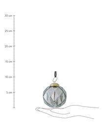 Komplet bombek Rijetta, 4 elem., Odcienie srebrnego, Ø 8 cm