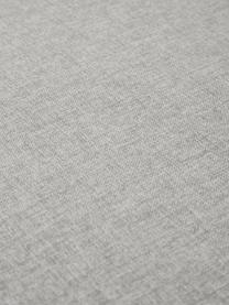 Fauteuil à oreilles gris clair Kalia, Tissu gris clair, larg. 78 x prof. 80 cm