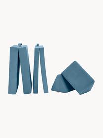 Modulares Kinder-Spielsofa  Mila aus Samt, handgefertigt, Bezug: Samt (100 % Polyester), Samt Blau, B 168 x T 84 cm