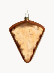 Ciondolo albero di Natale Parmigiano, Vetro, Arancio, multicolore, Larg. 9 x Alt. 12 cm