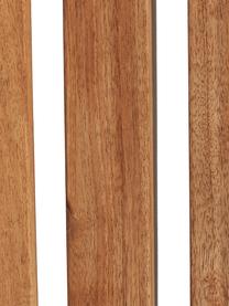 Klapstoelen Parklife, 2 stuks, Zitvlak: geolied acaciahout, ®FSC-, Frame: verzinkt en gepoedercoat , Wit, acaciahoutkleurig, B 47 x D 59 cm