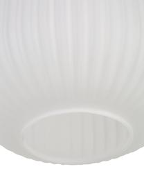 Kleine Pendelleuchte Geneva aus Glas, Lampenschirm: Glas, Baldachin: Kunststoff, Weiß, Ø 21 x H 19 cm