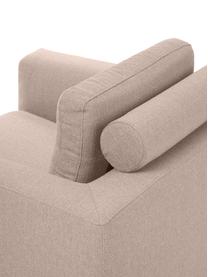 Canapé-fauteuil Cucita, Tissu beige, larg. 98 x prof. 94 cm