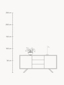 Dimmbare LED-Schreibtischlampe Omari, Lampenschirm: Metall, beschichtet, Lampenfuß: Metall, beschichtet, Weiß, B 10 x H 40 cm