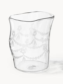 Designer Wasserglas Classic On Acid, Glas, Transparent, Ø 8 x H 9 cm, 200 ml