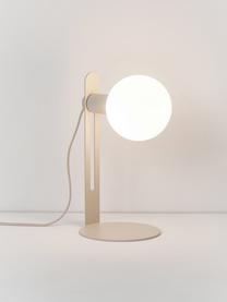 Malá stolová lampa Fely, Béžová, Ø 14 x V 35 cm