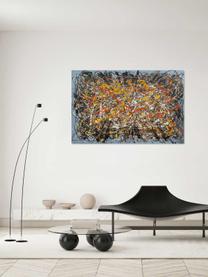 Ručně malovaný obrázek na plátně Omaggio a Pollock, Tmavě šedá, více barev, Š 150 cm, V 100 cm