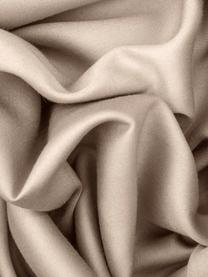 Oboustranné povlečení z bavlněného saténu Julia, Béžová, bílá, 240 x 220 cm + 2 polštáře 80 x 80 cm