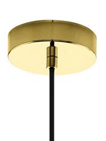 Pendelleuchte Okinzuri, Lampenschirm: Metall, lackiert, Baldachin: Metall, lackiert, Goldfarben, Ø 45 cm