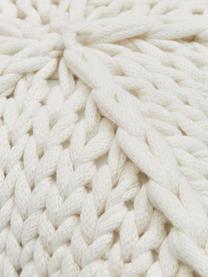 Coussin étoile grosse maille Sparkle, Blanc, larg. 45 x long. 45 cm