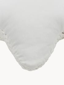 Grobstrick-Kissen Sparkle, Bezug: 100 % Baumwolle, Weiß, B 45 x L 45 cm
