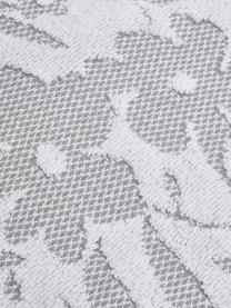 Handtuch Matiss in verschiedenen Größen, mit floralem Hoch-Tief-Muster, Grau, gemustert, Gästehandtuch, B 30 x L 50 cm, 2 Stück