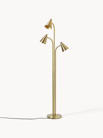 Kovová stojací lampa Arturo, Zlatá, V 159 cm